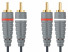 Bandridge BANDRIDGE Analog Ljudkabel 2xRCA 2m