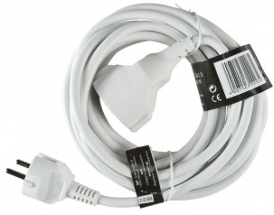 Brennenstuhl BRENNENSTUHL El-Förlängningskabel 3m vit hos Kungstv.se