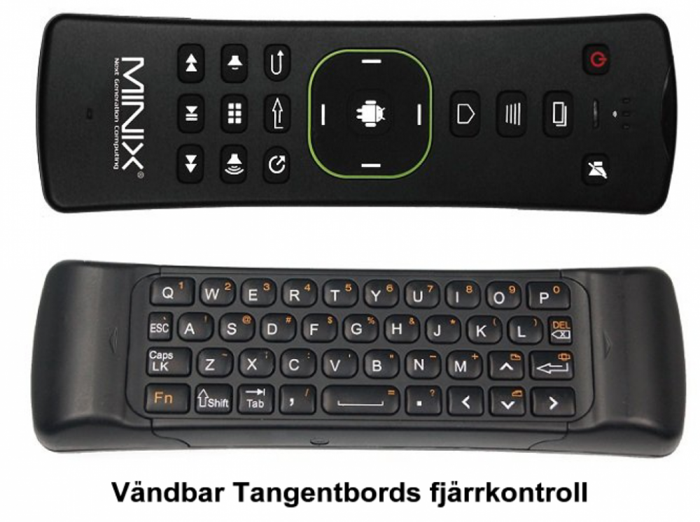 Minix MINIX A2 Lite Fjärrkontroll med tangentbord