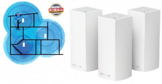 Linksys LINKSYS Velop 3-Pack Hela Huset WiFi System hos Kungstv.se