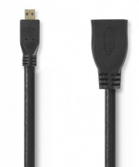 Nedis HDMI Adapter HDMI Micro-HDMI 0.2m hos Kungstv.se