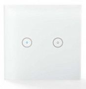 Smart-Hem WiFi Vägg Dubbelströmbrytare WIFIWS20WT