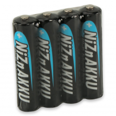 Ansmann Laddbara Hög Effekt AAA Nickel-Zink 900 mha Batteri 4-pack hos Kungstv.se