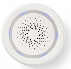 Nedis Smart-Hem WiFi Siren-Larm-Ljudsignal WIFISI10CWT hos Kungstv.se