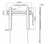 Multibrackets M Vesa Wallmount Super Slim Fixed 400 Max