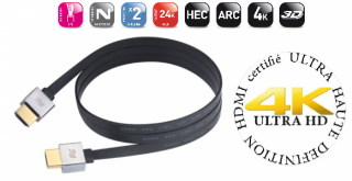 Real Cable HDMI ULTRA HD-2 flexibel kabel 1.5 meter hos Kungstv.se