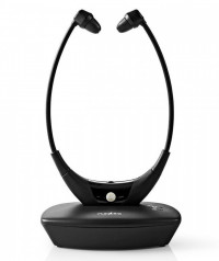 Nedis Trådlös Tv In-ear RF-Hörlur HPRF010BK hos Kungstv.se