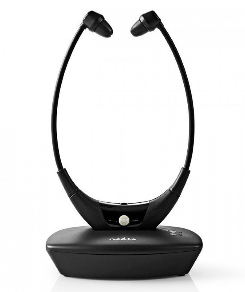 Nedis Trådlös Tv In-ear RF-Hörlur HPRF010BK