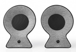 Nedis Helt Trådlösa Bluetooth Små Stereo Högtalare FSBS120GY hos Kungstv.se