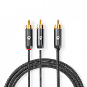 Subwoofer kabel Fabric Gold 3m