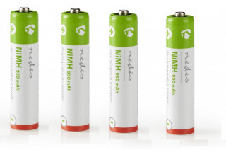 Nedis 4st Ni-Mh AAA Laddbara batterier 950 mha hos Kungstv.se