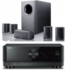 Yamaha 5x115 watt WiFi Reciver med 5.1 Canton Movie 135 Högtalare hos Kungstv.se