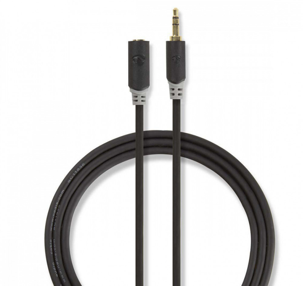Nedis Stereoljud kabel förlängning 3.5mm-3.5mm 5met hos Kungstv.se