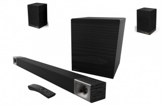 Klipsch Cinema 5.1 Soundbar inkl trådlösa bak surround högtalare hos Kungstv.se