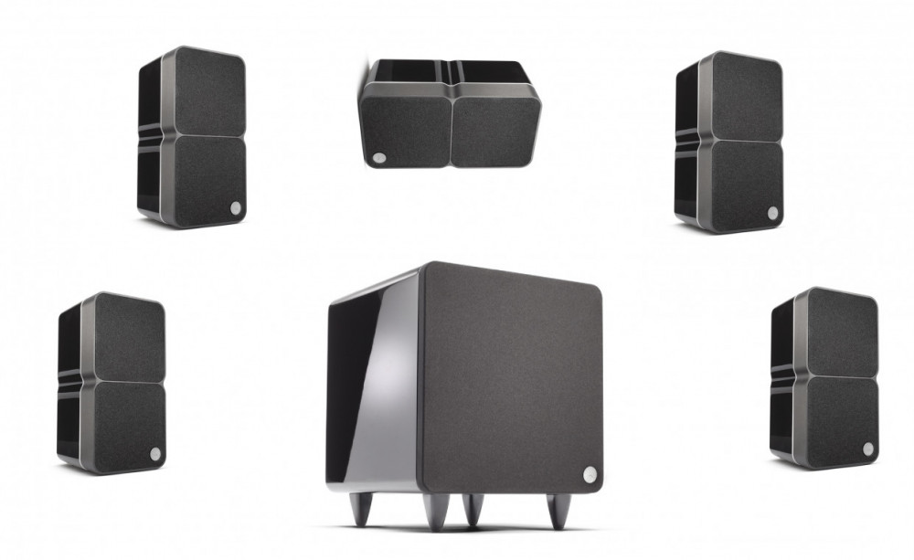 Cambridge Audio Minx 22 small 5.1 Speaker Kit Blank Svart
