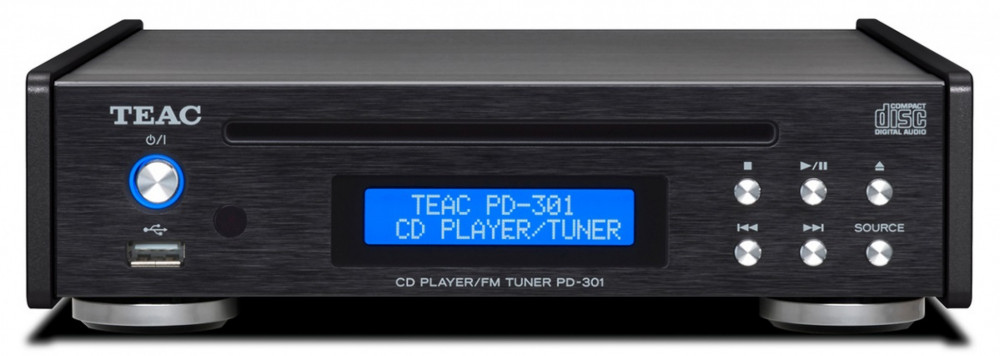 Teac PD-301DAB-X CD-spelare med Radio Aluminium-Svart