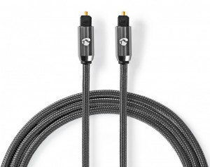 Nedis Optisk Digital Toslink High-End Ljudkabel 1 m hos Kungstv.se