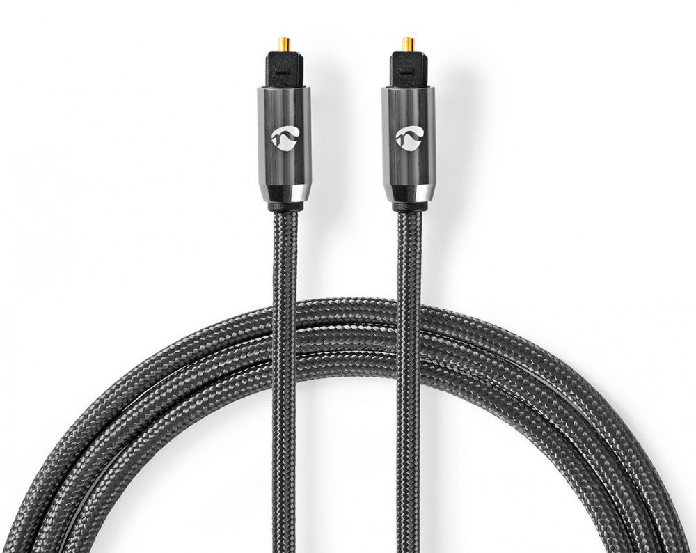Nedis Optisk Digital Toslink High-End Ljudkabel 3 m hos Kungstv.se