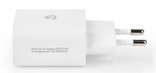 Nedis USB-C Laddare - Snabbladdningsfunktion - Apple Lightningkabel