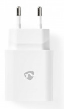 Nedis USB-C Laddare - Snabbladdningsfunktion - Apple Lightningkabel