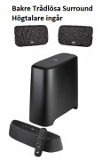 MagniFI Mini AX Soundbar inkl Trådlösa bak högtalare