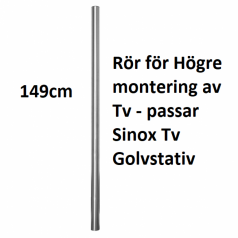 Sinox SWB 7143 - rör för högre sinox Tv-Stativ hos Kungstv.se