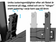 Multibrackets M Vesa Wallmount Super Slim Tilt 600 Max
