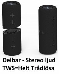 Champion SBT340 - Delbar Stereo Bluetooth högtalare hos Kungstv.se