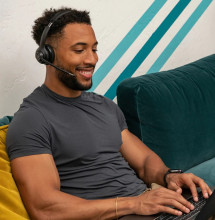 Jlab Audio Go Work Wireless - On Ear Headset för jobb