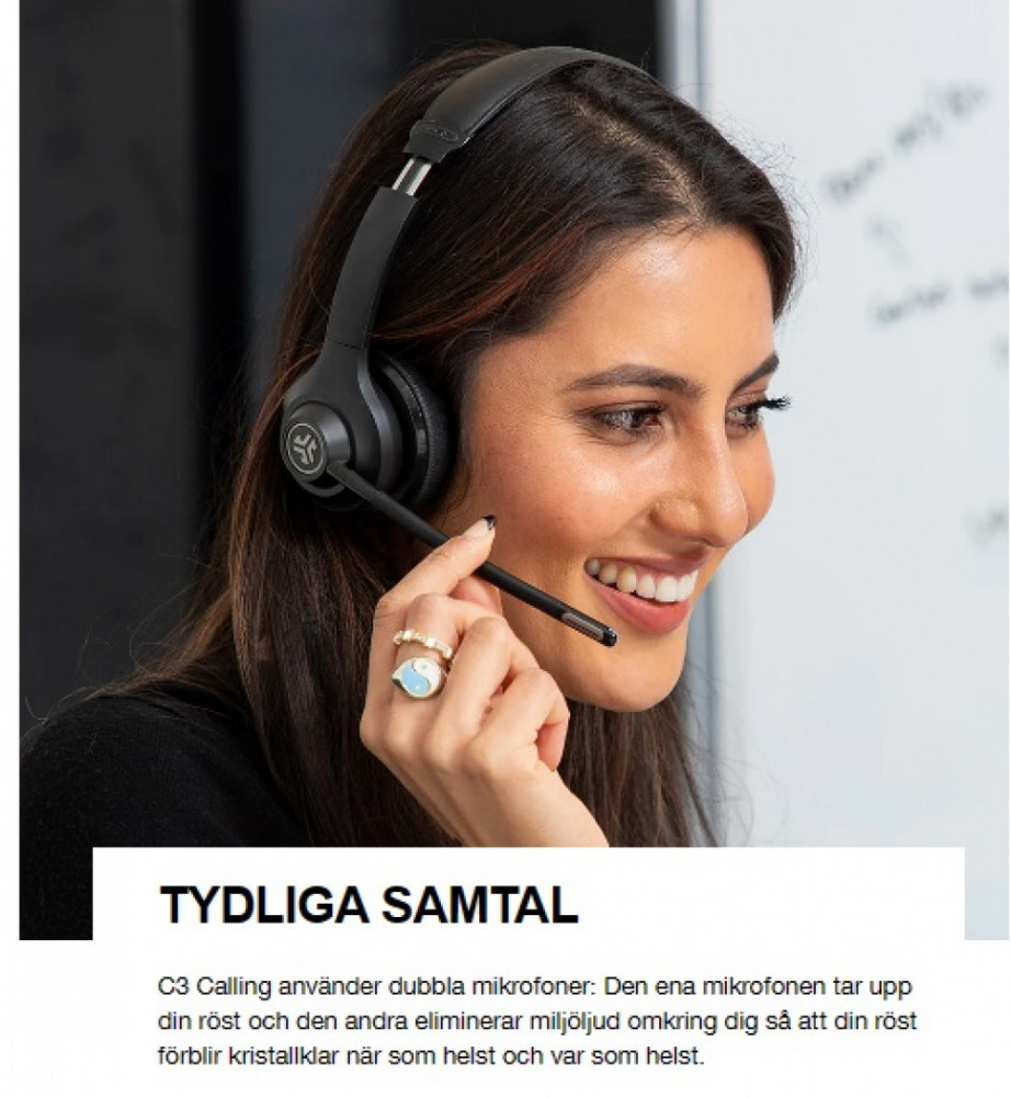 Jlab Audio Go Work Wireless - On Ear Headset för jobb - kungstv
