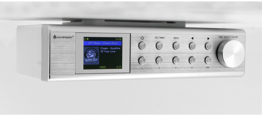 Soundmaster IR1500SI Radio de cuisine Radio Internet Radio sous le plan de travail