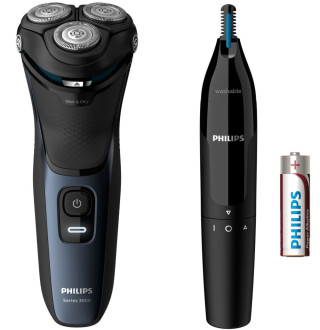 Philips S3134 rakapparat inkl Näs/örontrimmer hos Kungstv.se