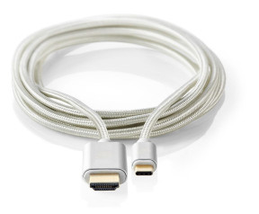 Nedis USB-C Kabel till HDMI 2 meter Profigold hos Kungstv.se