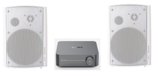 DLS Utomhus Högtalare med WiFi 2x60w Förstärkare hos Kungstv.se