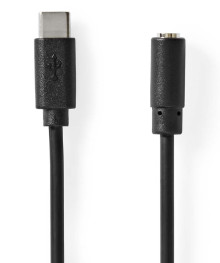 USB-C till 3.5mm hona ljudkontakt