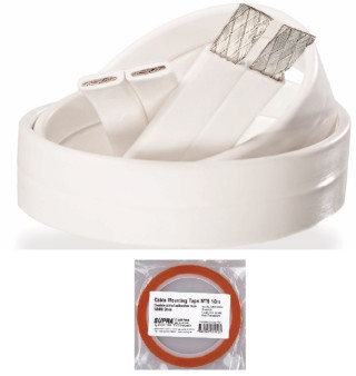 Supra Flat 1.6mm 10 meter Högtalarkabel inkl fästtejp hos Kungstv.se