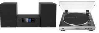 Kenwood WiFi Stereopaket med Vinyl spelare High Performance hos Kungstv.se