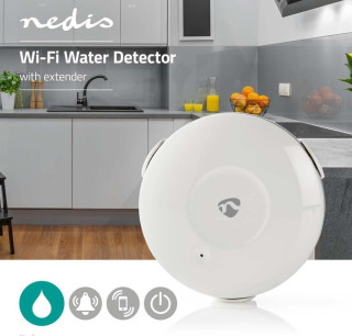 Nedis - WiFi Vatten detektor/Larm WIFIDW10WT hos Kungstv.se