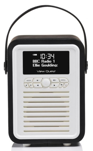 View Quest Retro Mini DAB/FM Bluetooth radio hos Kungstv.se