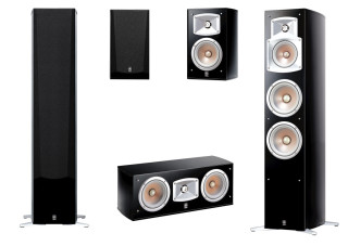 Yamaha 5.0 PianoFinish Golv Högtalar Paket hos Kungstv.se