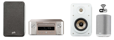 WiFi Microstereo paket inkl trådlös högtalare extra rum