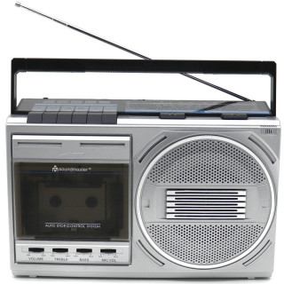 Soundmaster RR20Si - Bärbar Retro Kassett/Bluetooth/Radio spelare hos Kungstv.se