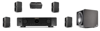 Marantz Slimmat 5.1 system - små Minx 22 högtalare hos Kungstv.se