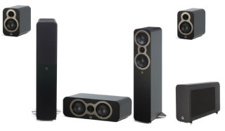 Q Acoustics Hemmabio 5.1 Högtalarpaket 3050C serie hos Kungstv.se