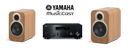 WiFi Stereopaket High-Power bokhylle högtalare