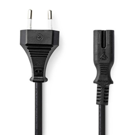 El-Kabel Svart 2 meter