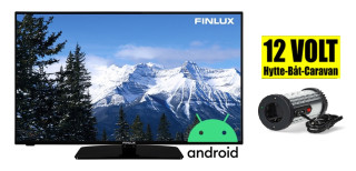 Finlux 43FFAF9060 - 43" med 12 volt adapter WiFi Android Smart-Tv hos Kungstv.se