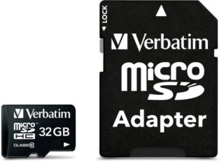 Verbatim 32GB Micro SDHC class 10 med Adapter hos Kungstv.se