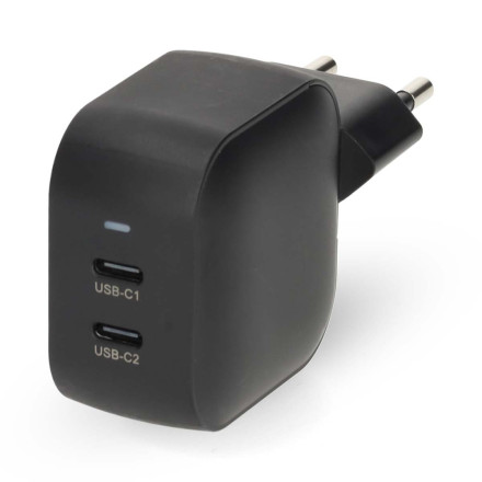 USB-C x2 uttag - Snabb Batteriladdare 35 watt