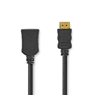 Nedis HDMI förlängnings/adapter Kabel  Hane till Hona 1 meter hos Kungstv.se